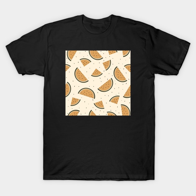 water melon seamless pattern with retro aesthetic vibe perfect for summer T-Shirt by anins-azuree